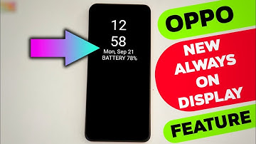 Oppo New Always On Display Feature