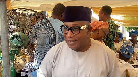 OGA BELLO & HIS 2 WIVES ARRIVAL AT JIDE KOSOKO 70TH BIRTHDAY