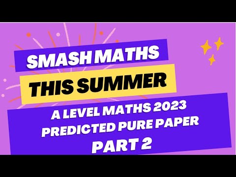 Edexcel A Level Maths | PREDICTED PURE PAPER 2023 | Tuesday 6th June ...