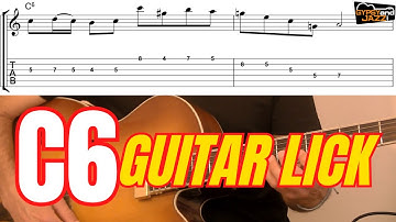 Cool C6 Guitar Lick (Django Reinhardt