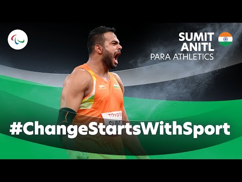 #ChangeStartsWithSport - Sumit Antil Shares the Impact of Para Sport on His Life