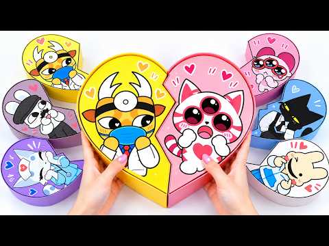 🐶 Paper DIY 🦒 Roblox Animal Hospital Candy Blind Bag Unboxing ✨ Cute Squishy Toys & ASMR