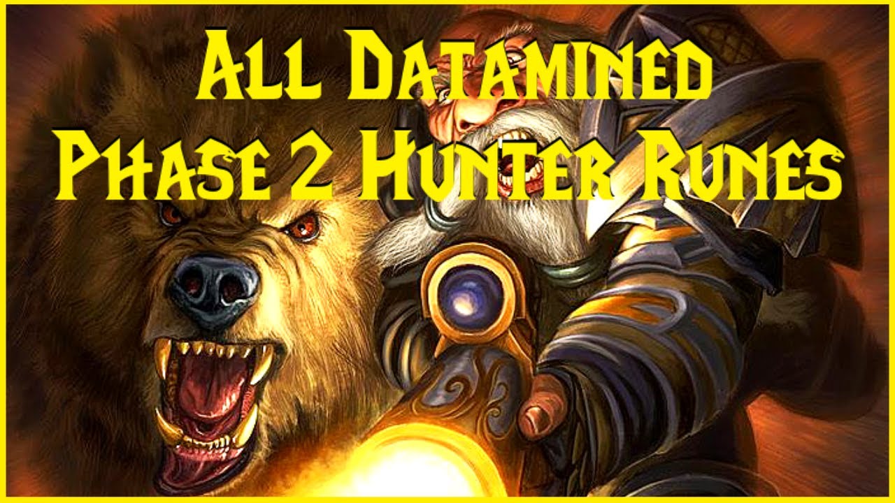 Season of Discovery: All Datamined Phase 2 Hunter Runes