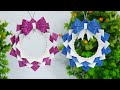 Christmas Tree Decorations Ornaments🎄Mini Wreath Making with Eva Foam Sheets❄️Christmas Crafts