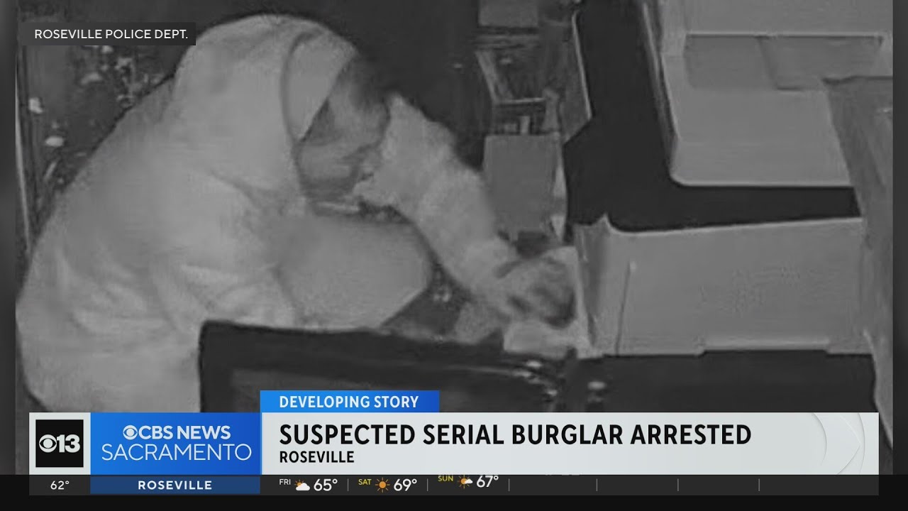 Suspected serial burglar arrested during probation check - YouTube