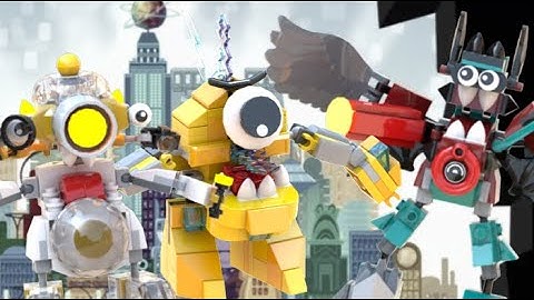 LEGO Mixels Custom Series 14 MAXes (Light, Electroids, Hellfire)