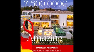 Experience the Beauty of a Contemporary Spanish Villa with Unparalleled Views l Marbella / Benahavis