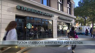 Tucson Starbucks baristas file petition for union election