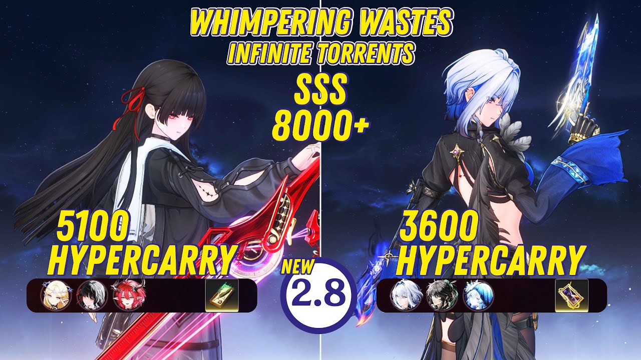 NEW Whimpering Wastes 2.8 | S0 Chisa - S0 Galbrena | Infinite Torrents   Wuthering Waves
