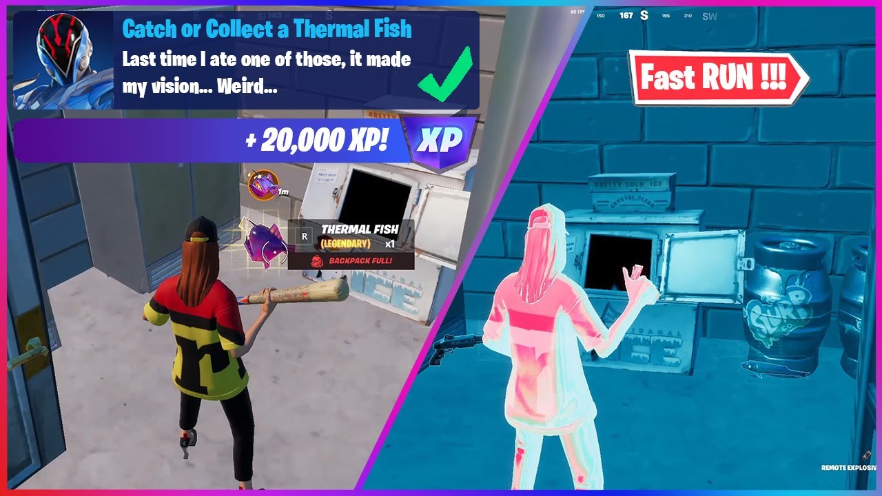 Catch or Collect a Thermal Fish Quest in Fortnite | Where to find Thermal Fish? 🐠
