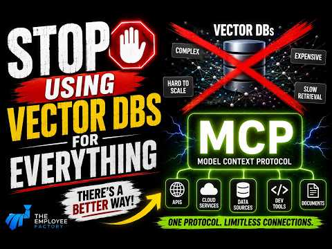 Stop Using Vector DBs for Everything