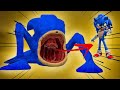 Sonic Editor vs scary cats #roblox #gmodnextbot #nextbots #sonic #capnap