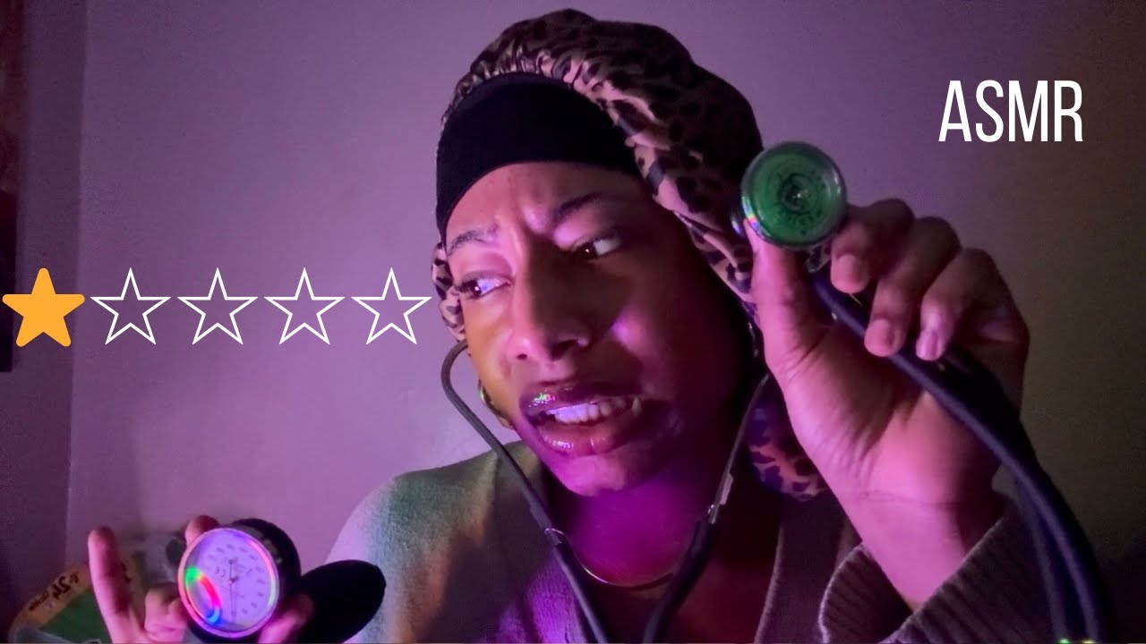 Worst review Doctor gives you a check up!😬 ASMR