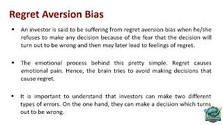 Famous Regret Aversion Bias: How Fear of Regret Shapes Your Decisions (Psychology Explained) Profile