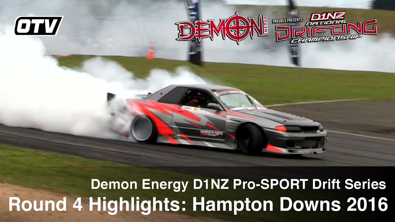 D1NZ Pro-SPORT Drift Series - R4 Hampton Downs - 2016 Season - YouTube