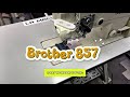 Características de Una Máquina de Coser de DOBLE AGUJA Brother 857