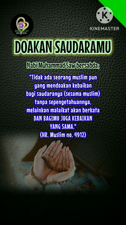 DOAKAN SAUDARAMU #shorts #hadist #motivasi #quotes