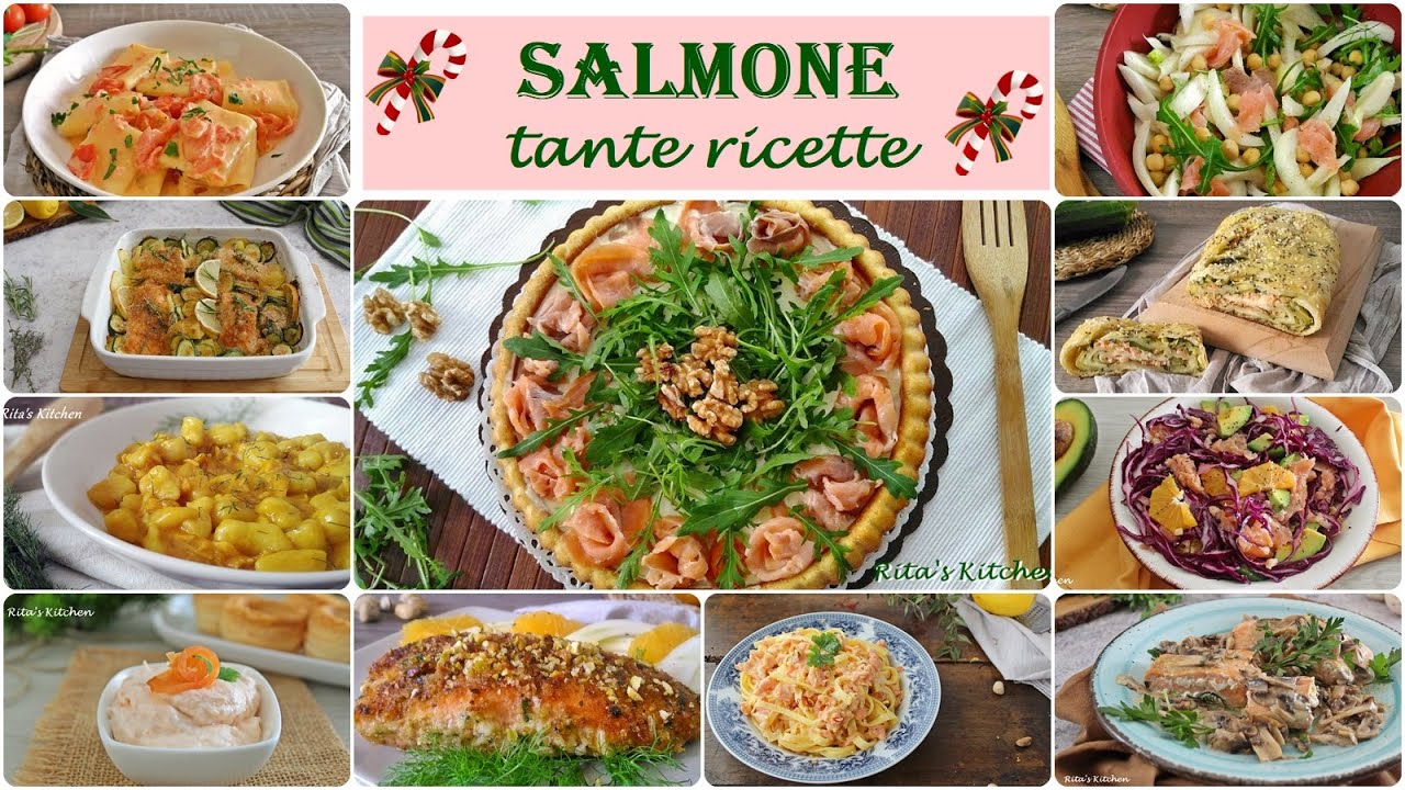 SALMONE - tante ricette di antipasti, primi e secondi