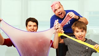 Who Is The Best At Making Slime In Our Family? Who Is The Best Challenge!