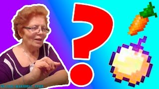😂БАБУШКА УГАДЫВАЕТ ЕДУ В MINECRAFT😂 😂БАБУШКА УГАДЫВАЕТ ЕДУ В MINECRAFT😂