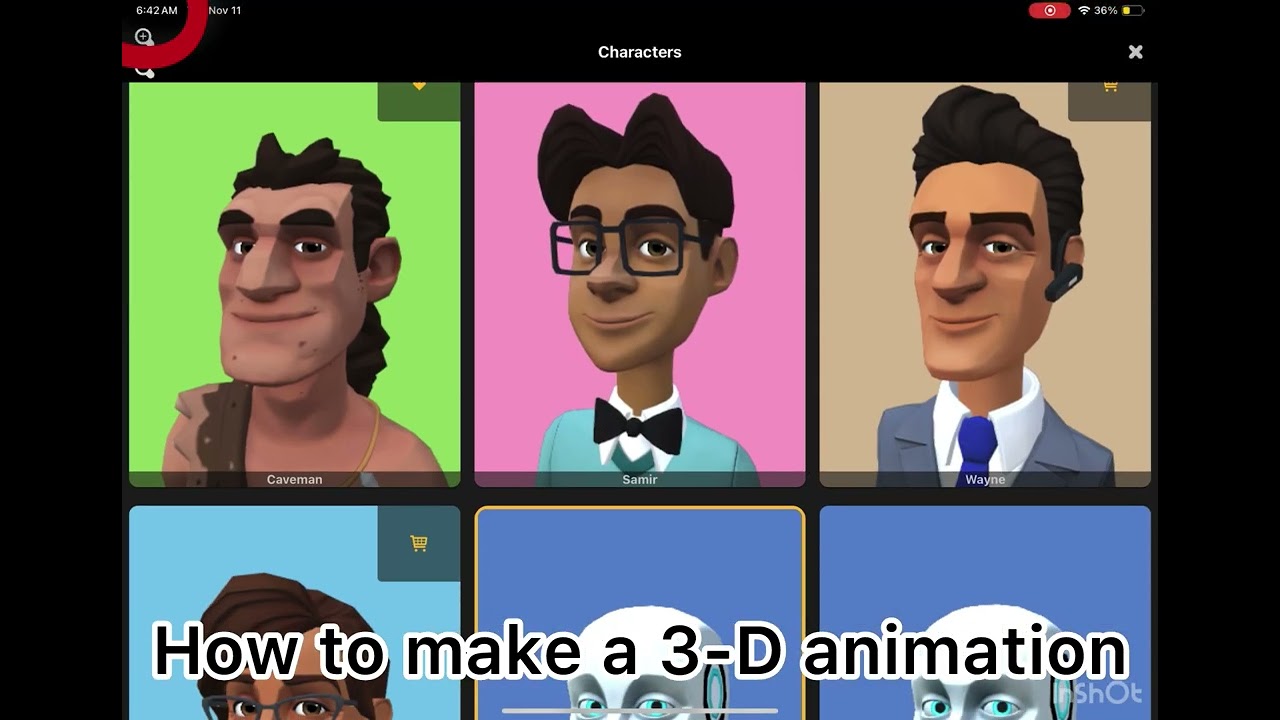 How to make a 3-D animation using Plotagon