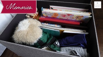 Organizing Sentimental Items and Old Diary Entries