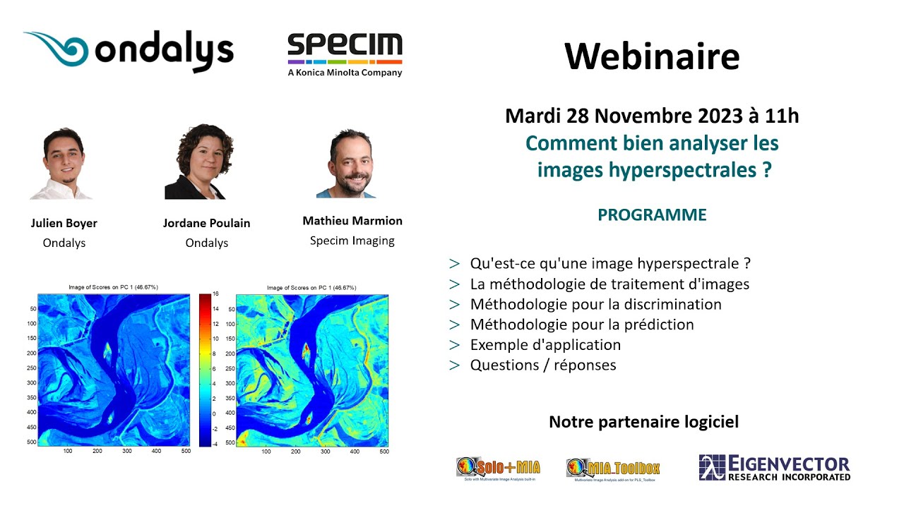Webinaire - Comment bien analyser les images hyperspectrales ?