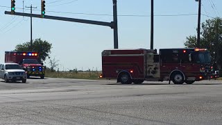 (Q+Airhorn) Tarrant County ESD#1: Engine 170 & Medic 170 responding