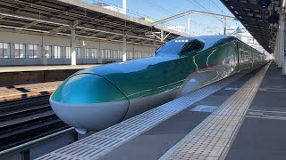 【4K】東北新幹線 E5系U44編成 なすの270号東京行き 宇都宮駅発車