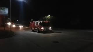 BCFD Engine 47 and Safety 2 Returning