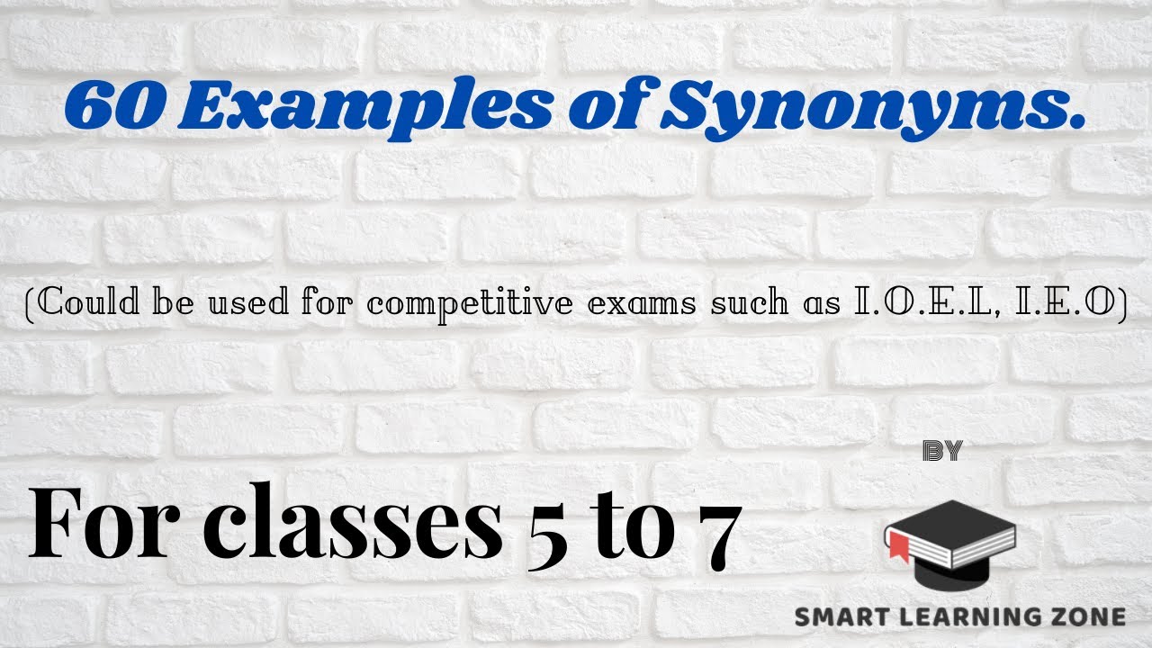Synonyms That Are Useful For Competitive Exams Such As I O E L I E O Synonyms That Are Useful For Competitive Exams Such As I O E L I E O