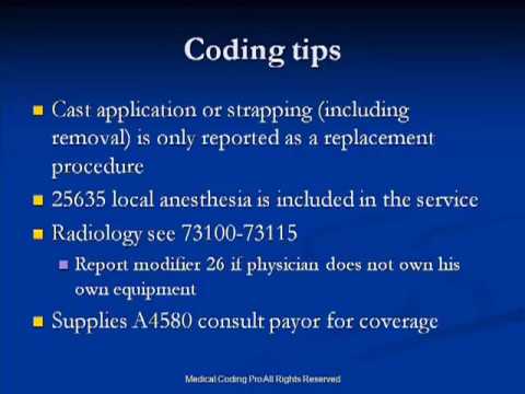 Carpal Bone Fracture - Codes 25630-25635