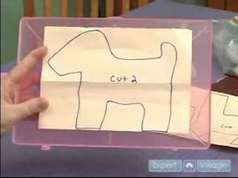 make stuffed animal from drawing