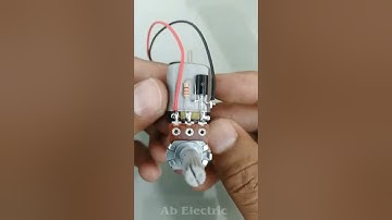 dc dc motor için pot hız  ayar