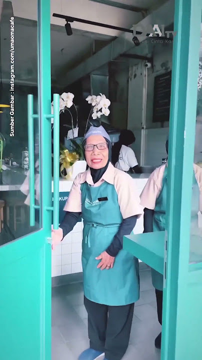 Unik! cafe ini gandeng oma-oma jadi waitress layani pengunjung 🥰🥰