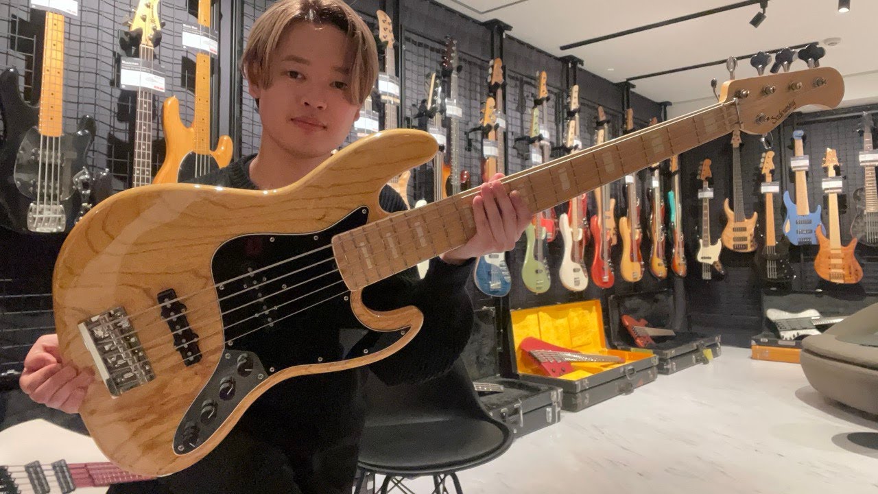 The Japanese-made Sadowsky Metroline UV70 MW5 NAT guitars are