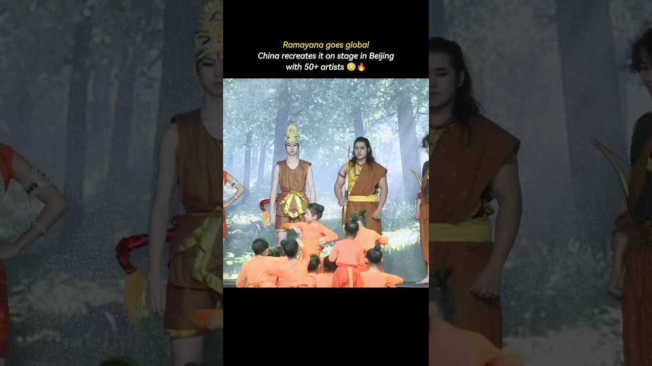 Religion brings cultures together 🙌 | Ramayan goes global #shorts #ramayan #viral #explore