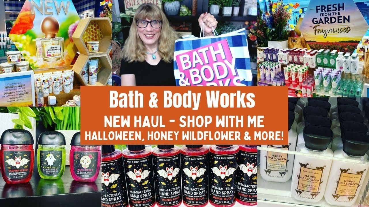 Bath Body Works New Haul Shop With Me Halloween Honey Wildflower More Youtube