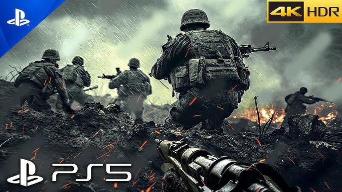 D-DAY [PS5 4K 60FPS] Next-Gen Realistic Graphics PlayStation 5