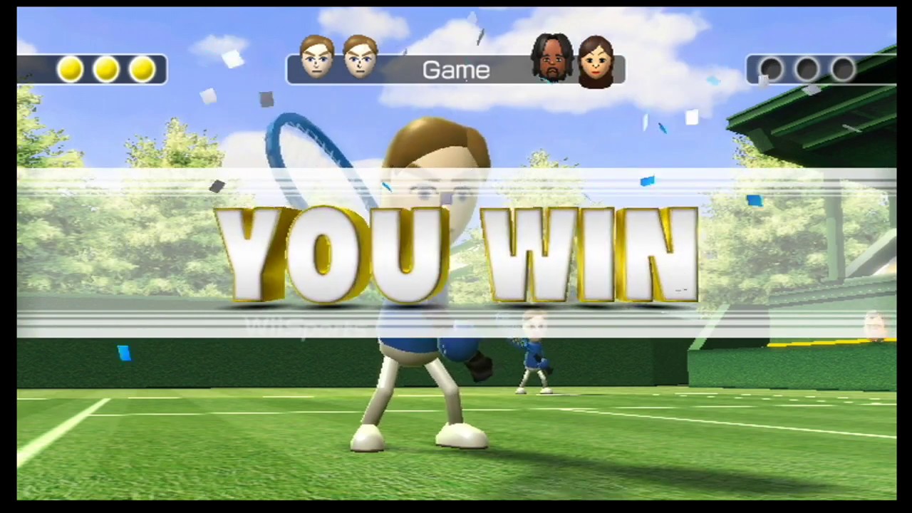 Wii Sports Tennis Pro run in 12:55 [Former World Record]