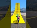 GTA V SPIDERMAN VS EPIC SKELETON BIKE JUMP CHALLENGE#shorts