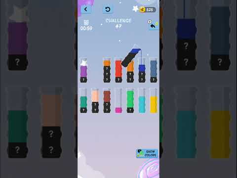 Water color sort challenge Lv.47😁😍 #viral #kids #srilanka #new #games #gameplay #fun #puzzle #shorts