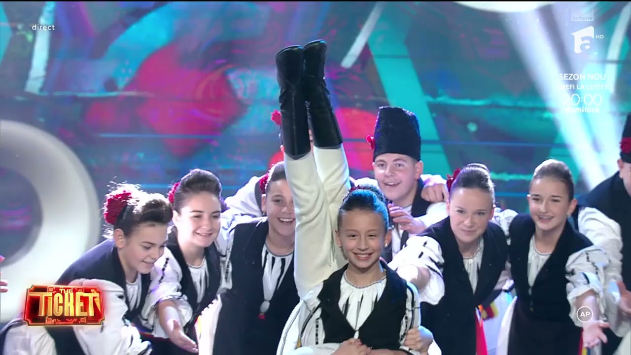 Ansamblul Valea Târnavelor, moment popular în finala The Ticket