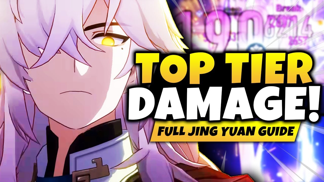JING YUAN IS AMAZING! Best E0 Jing Yuan Guide & Build (Techs, Relics