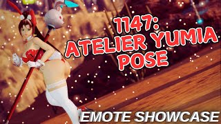 [PSO2 NGS] 1147: Atelier Yumia - Pose - Emote lobby Action - 1147「ユミアのアトリエ：ポーズ」