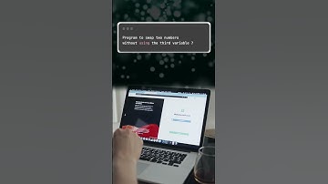 Swap two numbers without using the third variable | JavaScript | part-83 | #shorts #javascript