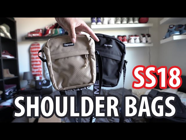 Supreme Shoulder Bag (SS18) Tan  Bags, Shoulder bag, Shoulder bag men