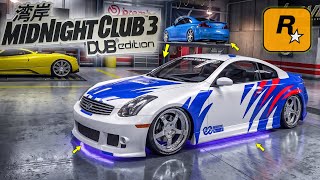 NEM PARECE O MESMO MIDNIGHT CLUB COM ESSE MOD! TUNANDO O INFINIT G35 INSANO!!!