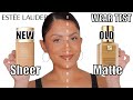 NEW VS OLD ESTEE LAUDER DOUBLE WEAR FOUNDATION + WEAR TEST *oily skin* | MagdalineJanet