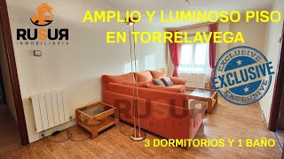 EN VENTA, PISO DE 3 DORMITORIOS Y TRASTERO EN TORRELAVEGA, CANTABRIA. Ref 2980 V